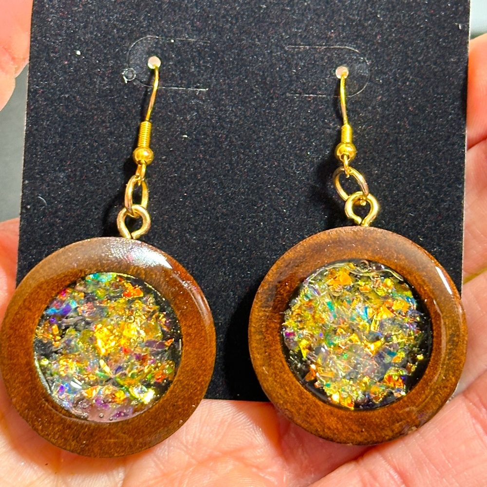 Handmade earrings.